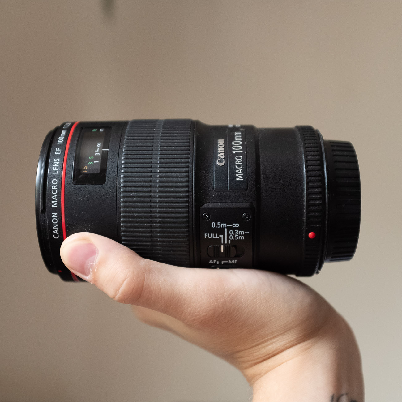 Canon 100mm 2.8 l macro is