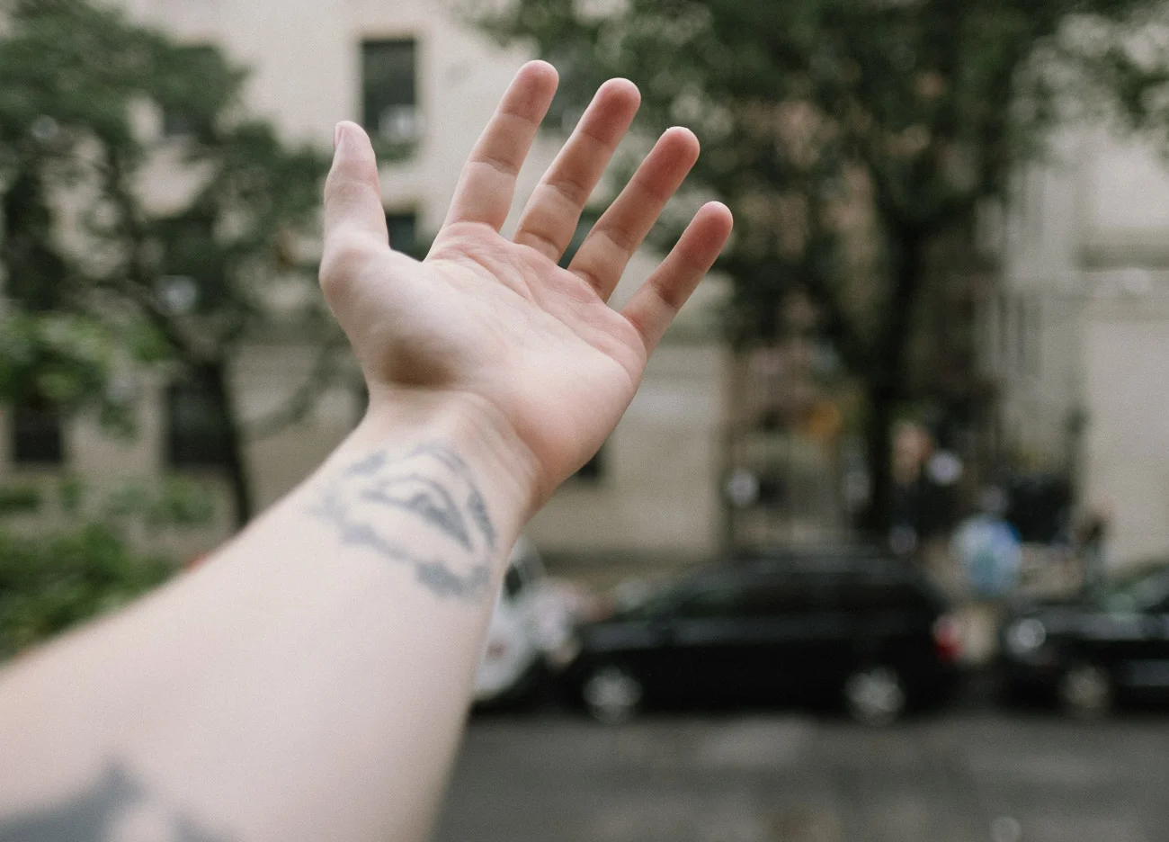 Outstretched hand. Fuji X-pro2, Fuji XF 16mm f/1.4 WR.
