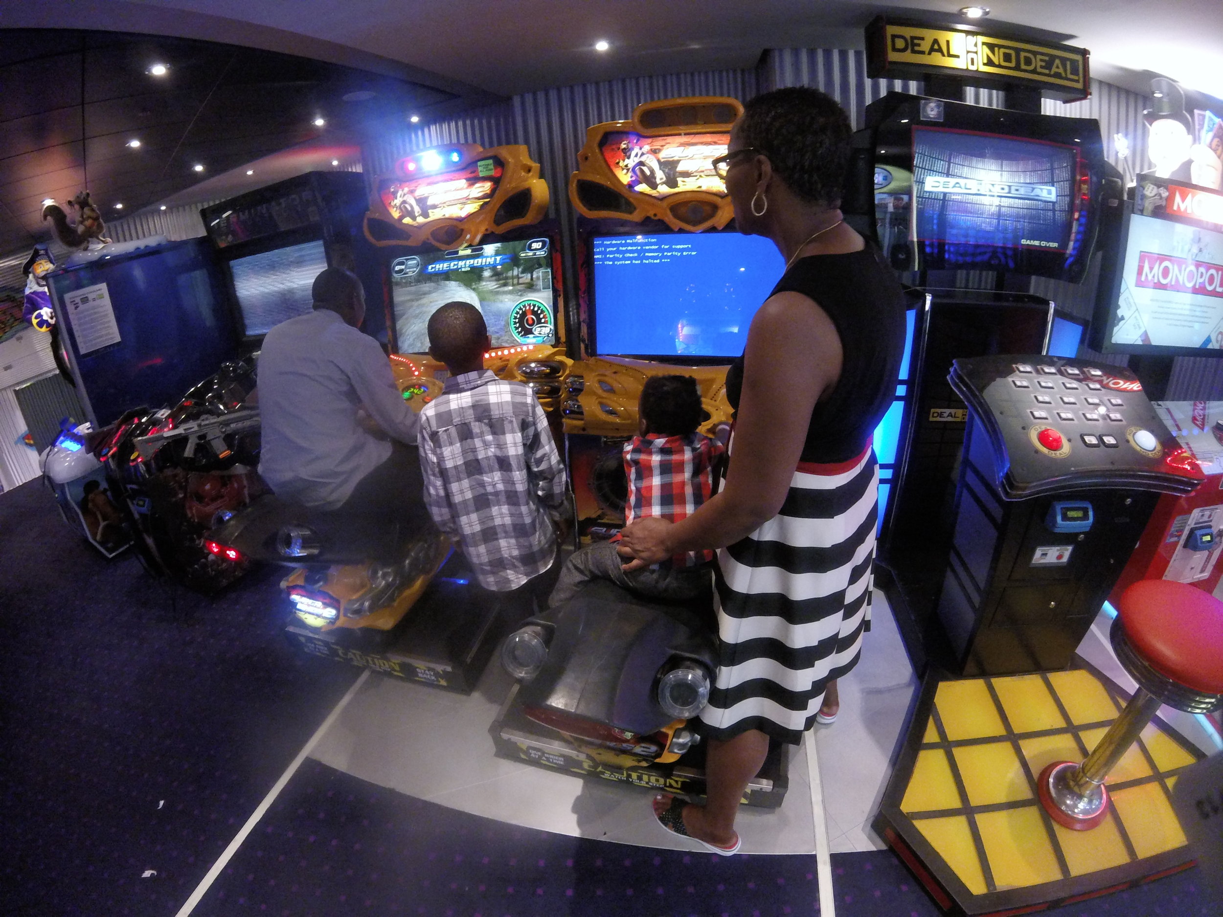 Cruise Ship Arcades and Games