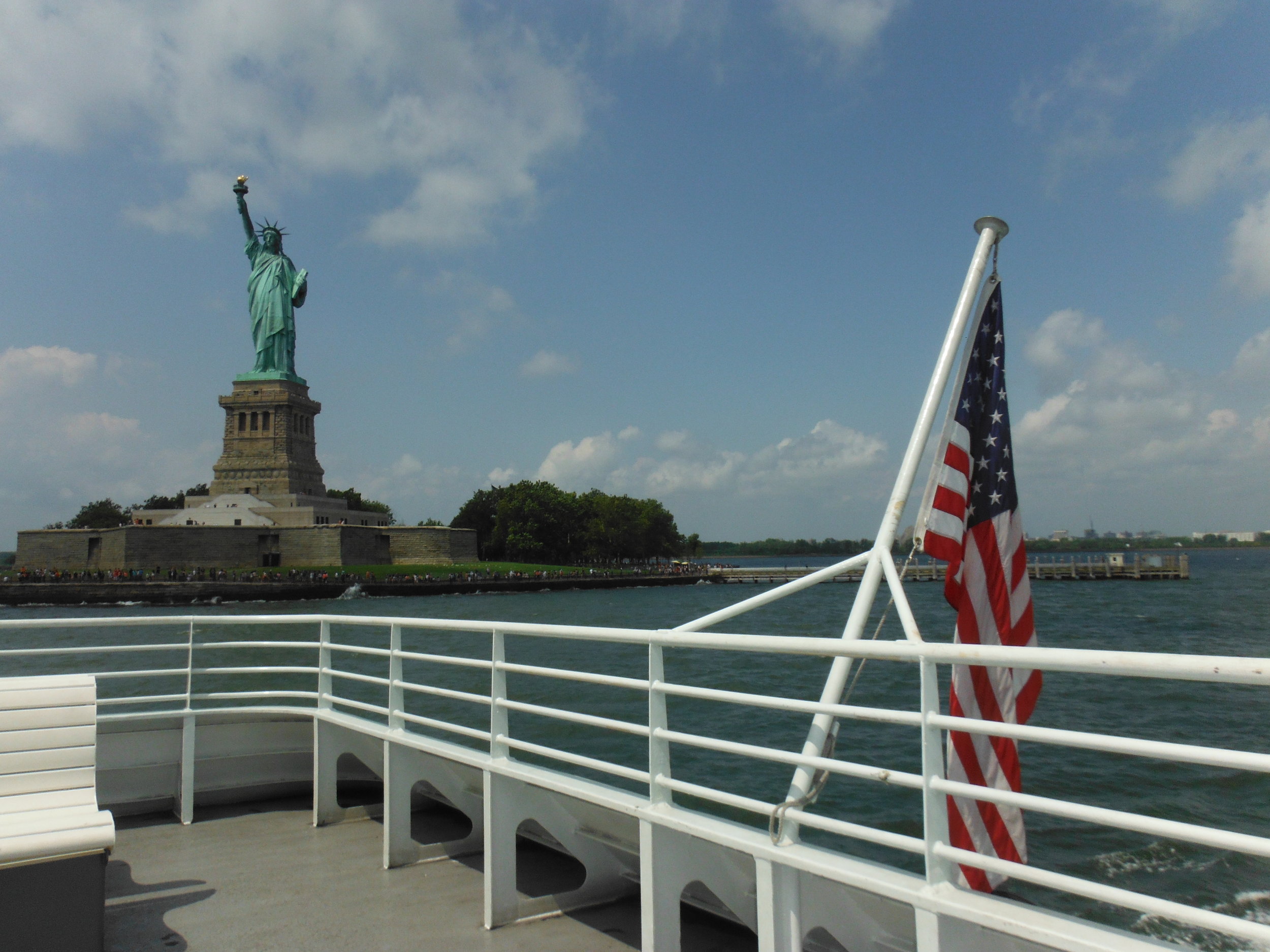 Quick Cruise Around The Statue of Liberty 2015