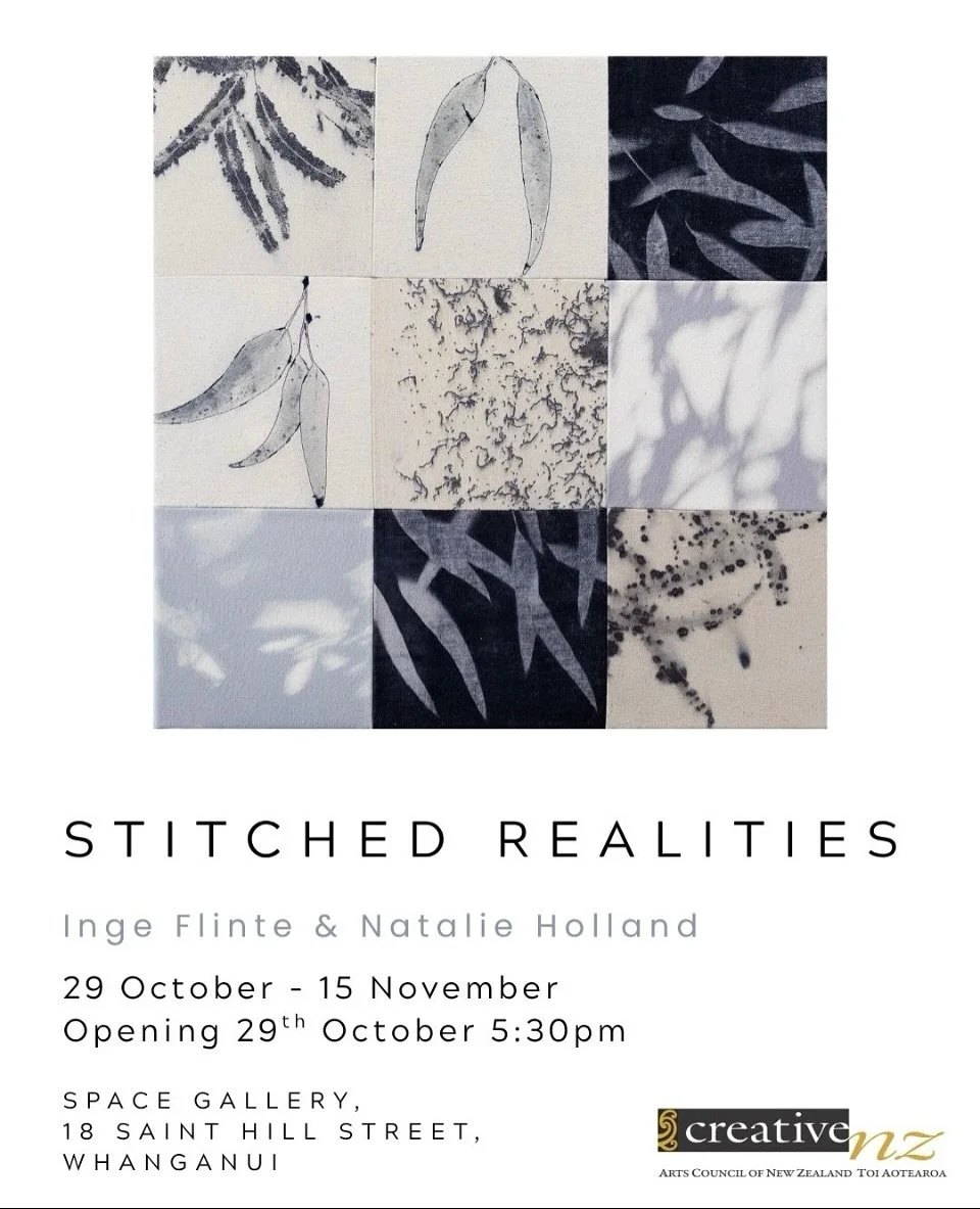 Excited to share that I&rsquo;m having an upcoming exhibition called &lsquo;Stitched Realities&rsquo; with the fabulous @_natalieholland_ @spacestudiogallery in Whanganui, Aotearoa! Would love to see you at the opening if you&rsquo;re able to come - 