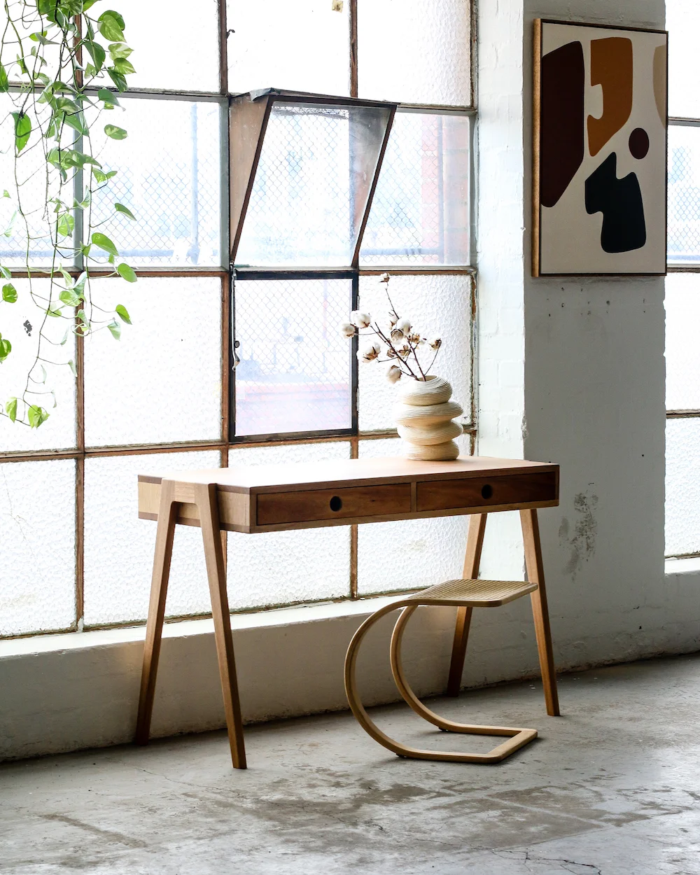 The “Ralph Stool and the “Study Desk” by Heimur.