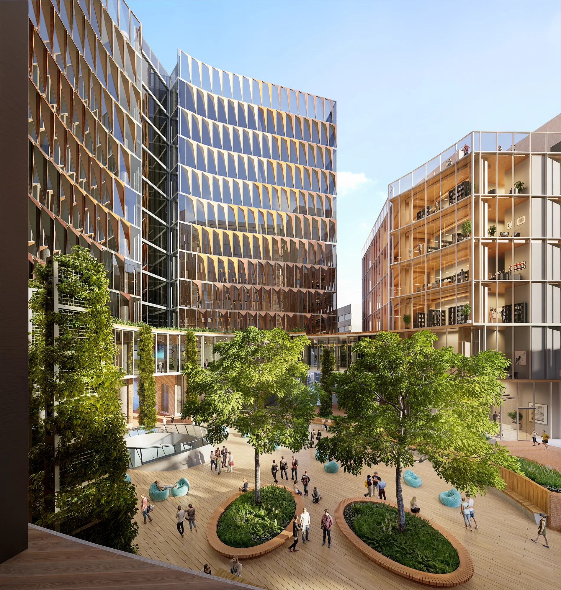 A visual projection of Melbourne Connect.
