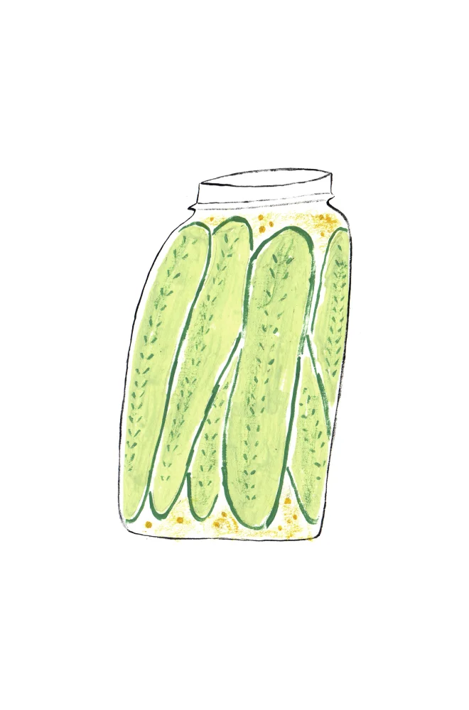 Pickles. • Illustrations by Fran Murphy