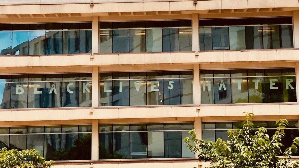 Mecklenburg Public Defender office displays BLM sign 