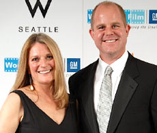 WIF President Virginia Bogert, & sponsor, Brad Brotherton
