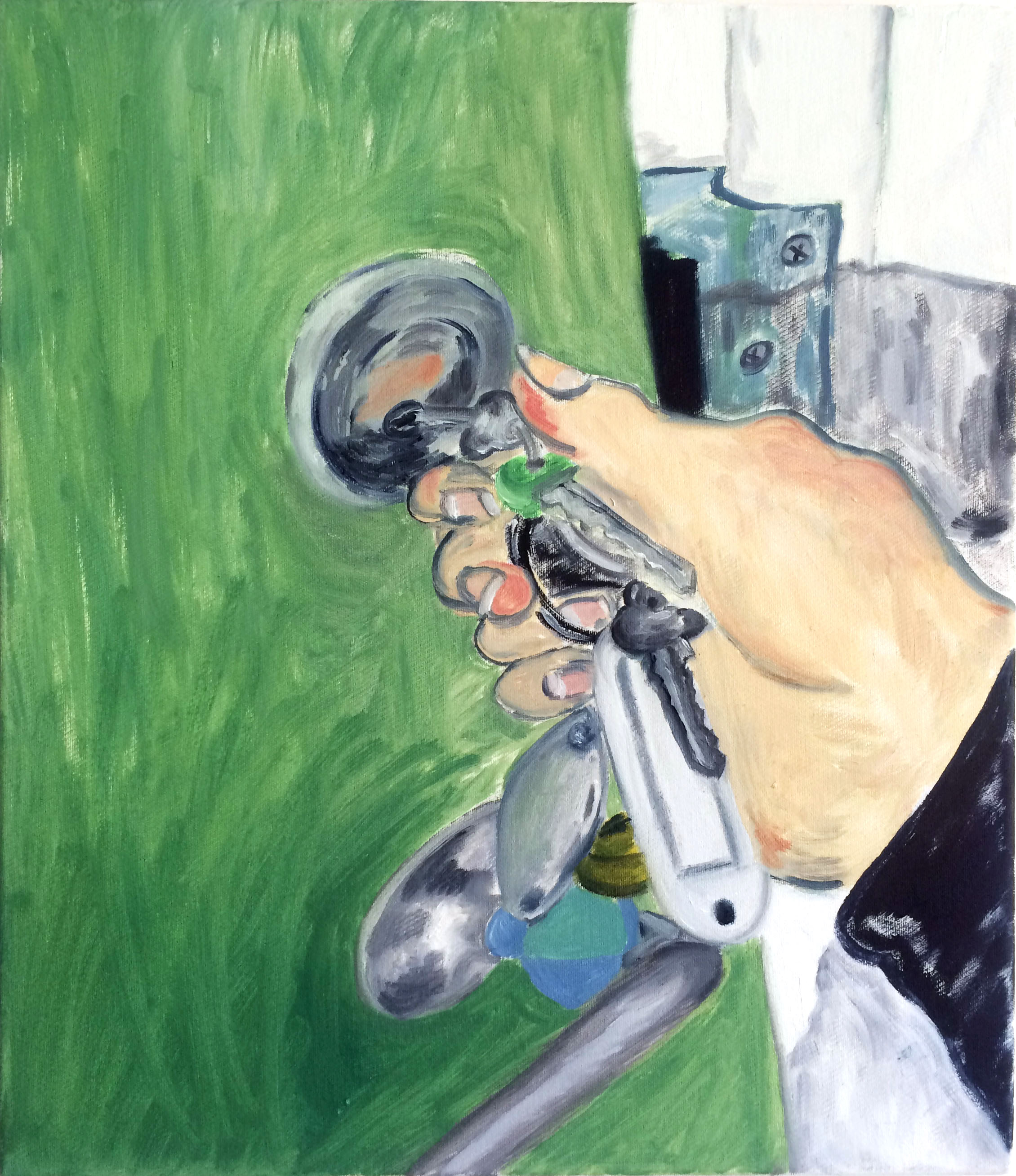 The door, Oil on canvas, 2017.jpg