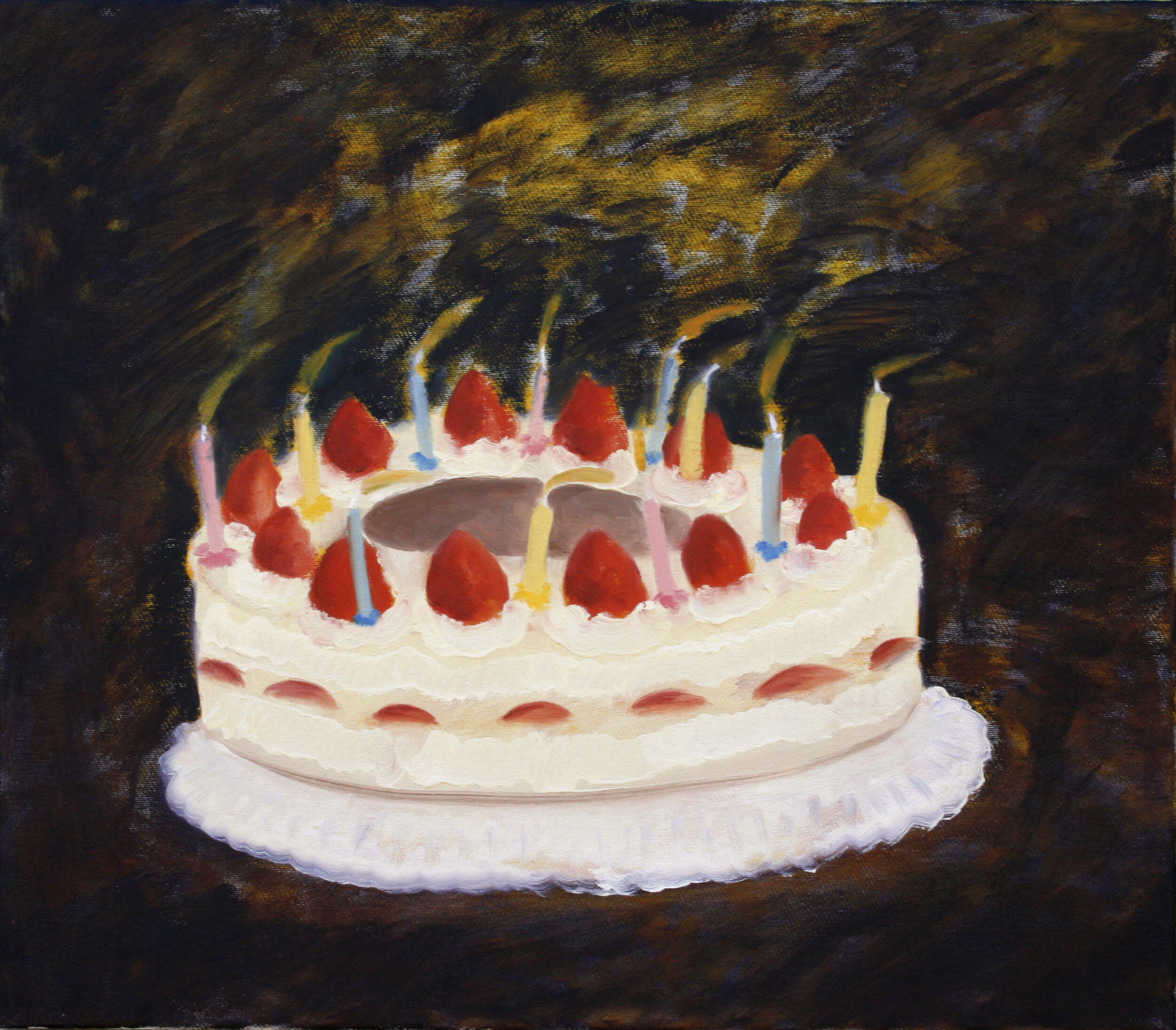 Birthday cake, 2019, Oil on canvas