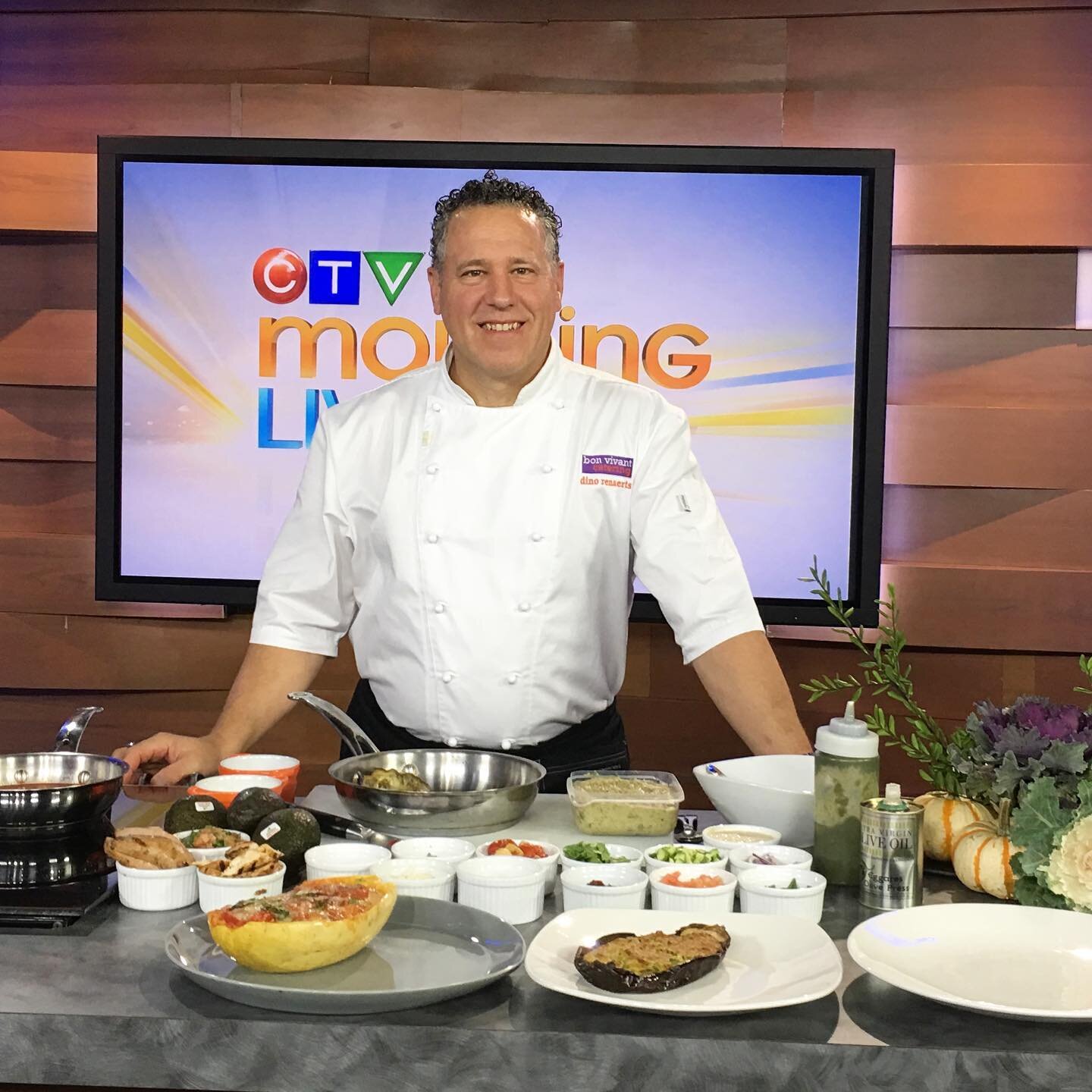 Tune in tomorrow morning around 8:30am to watch Chef Dino talk about ideas for your next BBQ menu! 
#lovecatering 
@ctvmorninglive