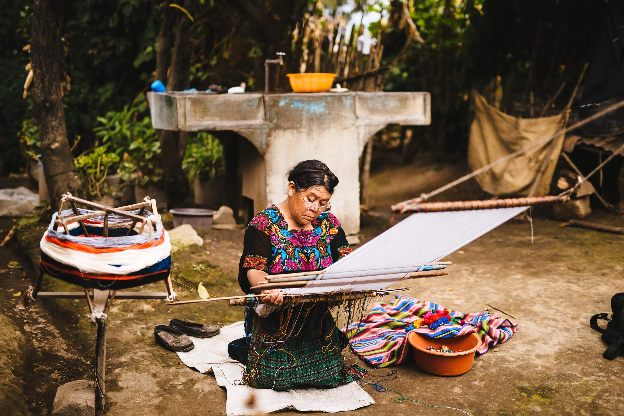 Mercado Global Guatemala women weaving cooperative