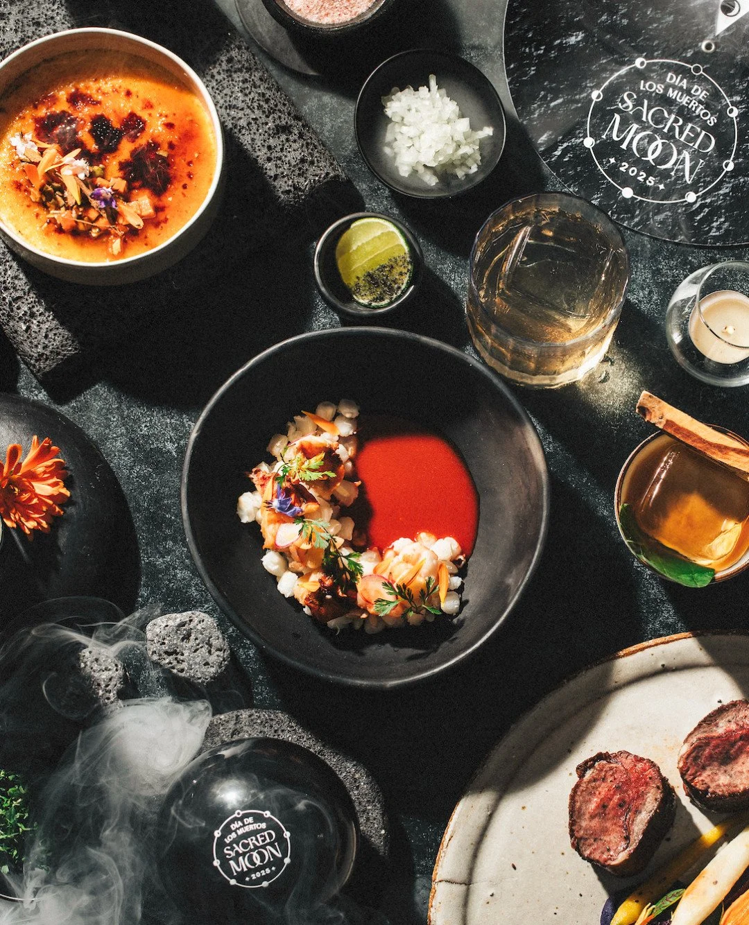 On D&iacute;a de los Muertos (Day of the Dead), families create altars and gather around the table to honor loved ones who have passed. It&rsquo;s a celebration of memory, connection, and the eternal cycle of life. Celebrate with our special menu, av