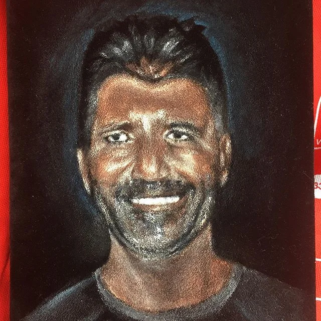 Come on down to @tinflats for the flea today, buy this black velvet painting of Simon Cowell, or a snow globe at the @kchung booth! We&rsquo;re here today and tomorrow!