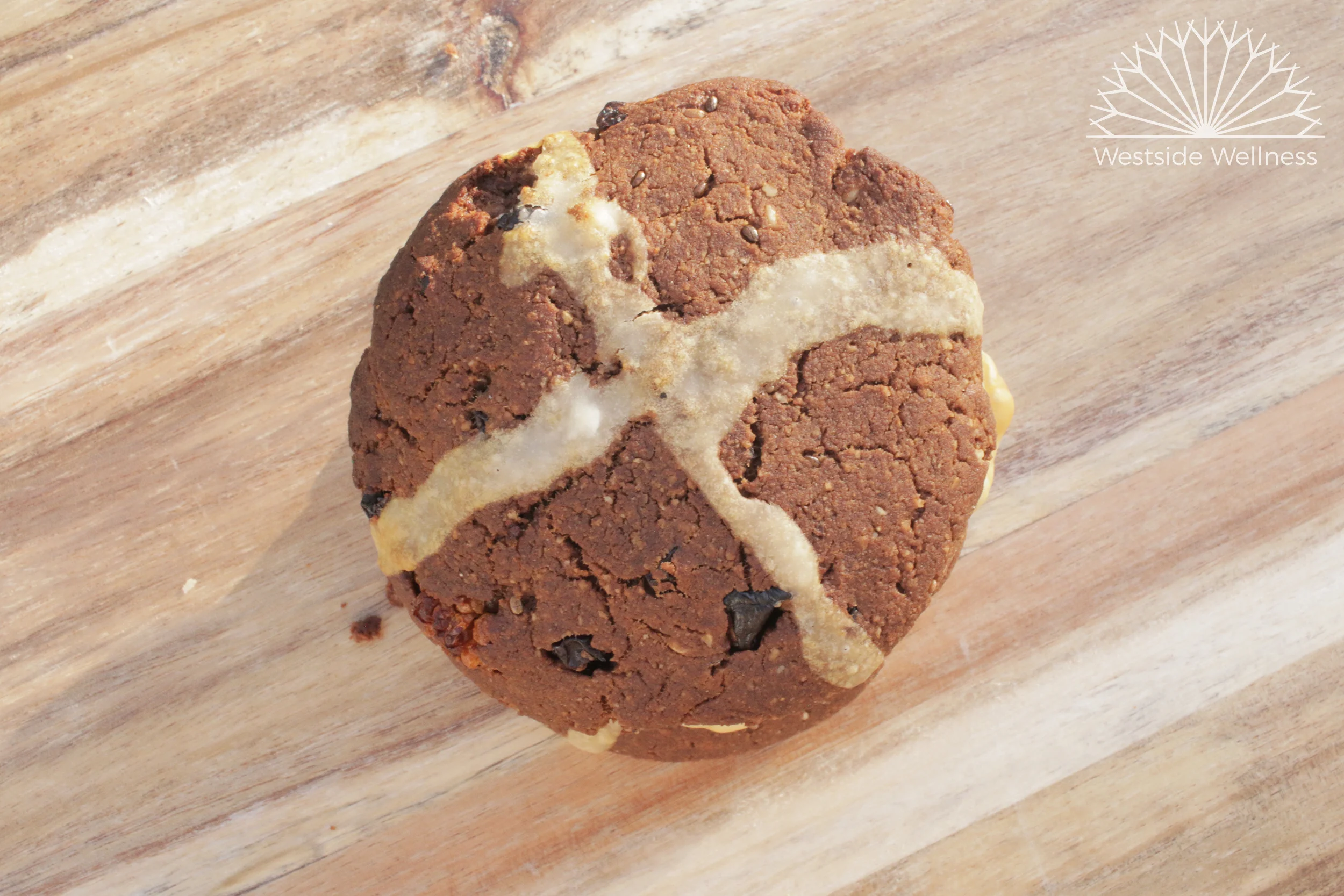 golden hot cross cookie.jpg