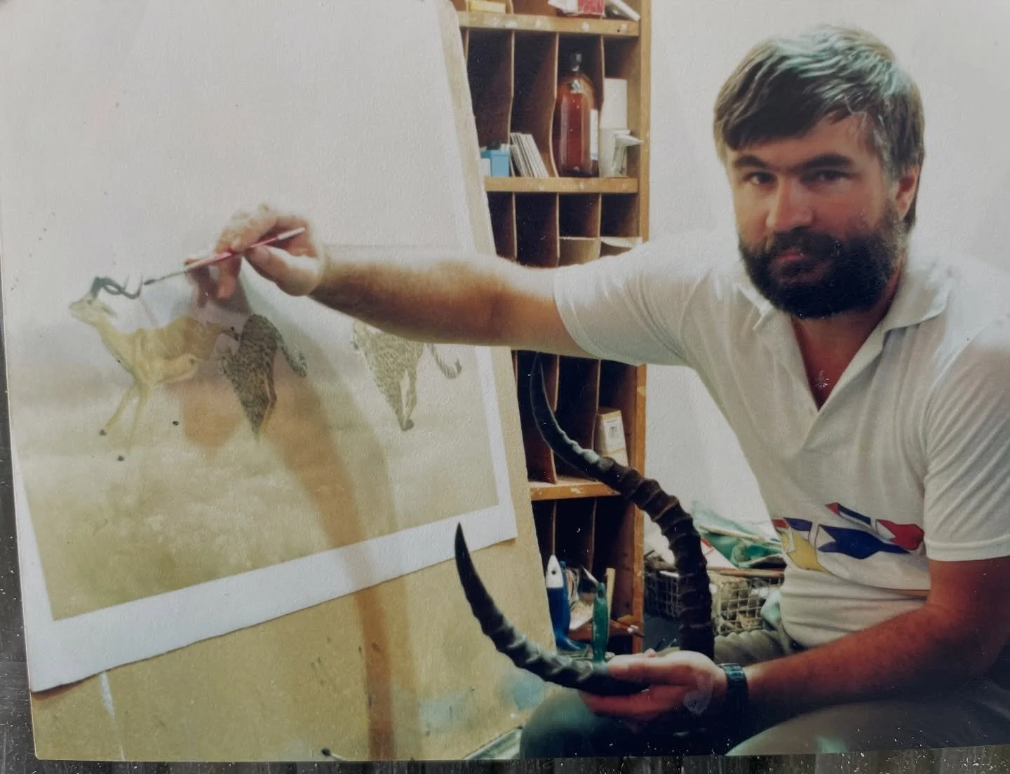 Throwback to this beautiful painting which can be viewed at The Cittadle, in Canadian Texas.  ##craigboneartist #wildlifeartist #animalart