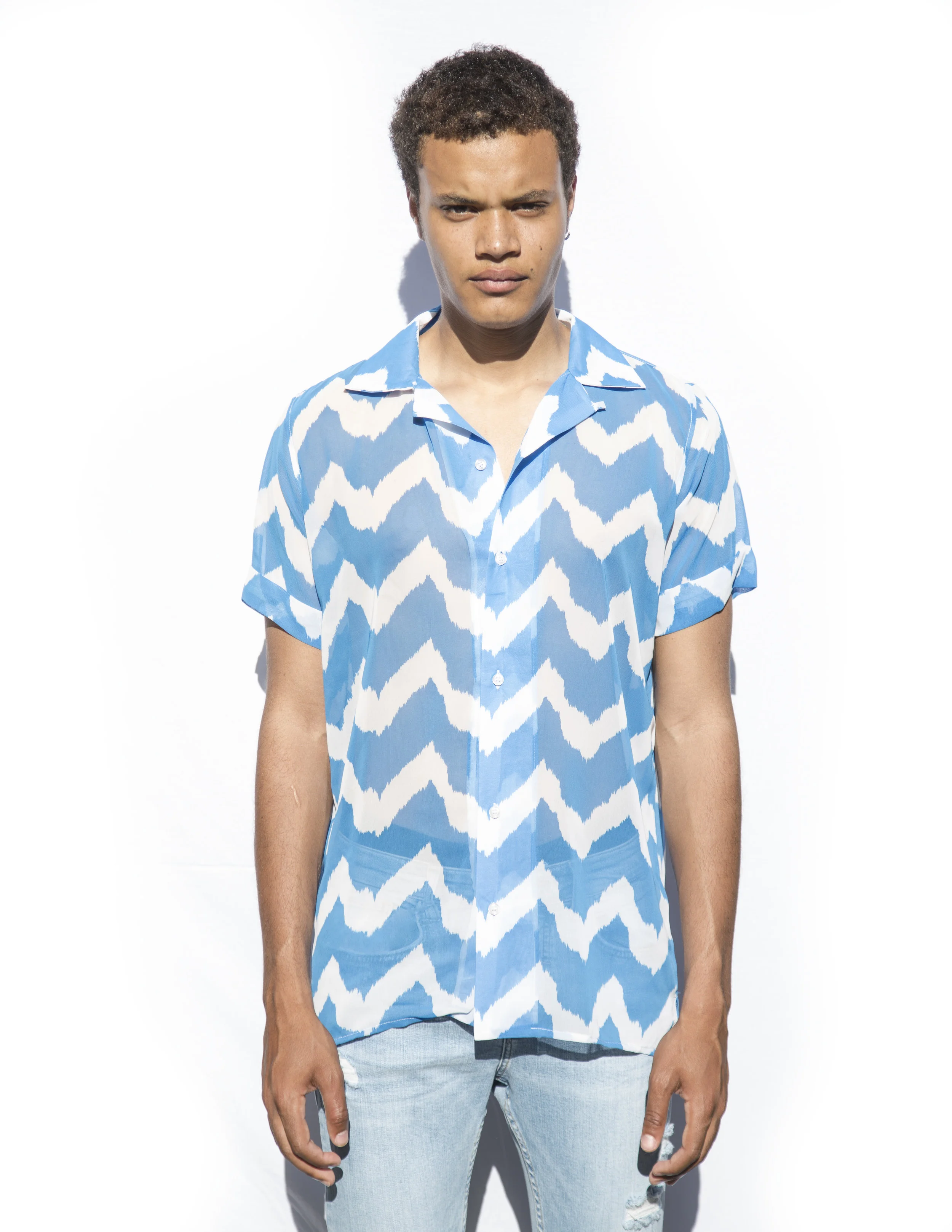 Allëdjo Nafora Silk Shirt with Print