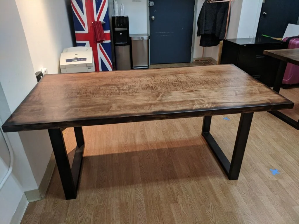 Custom desk top