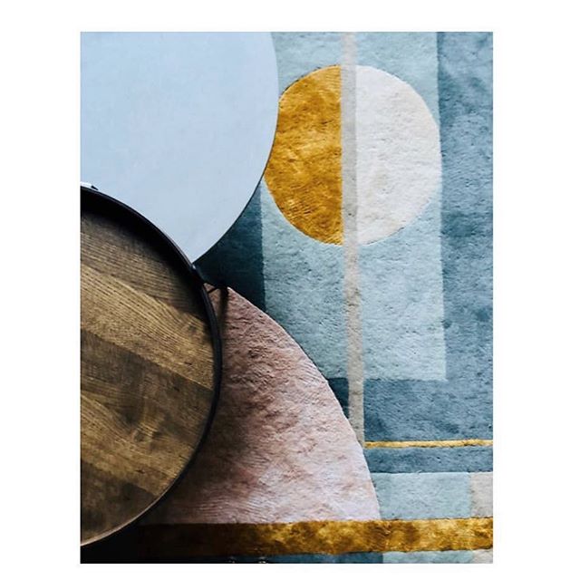 Repost from @emilyrickardstylist our &ldquo;Tone&rdquo; rug included in an exciting upcoming project! 
#rug #colour #shape #interiordesign #interiorstyling 
#styling #homewares #textiles