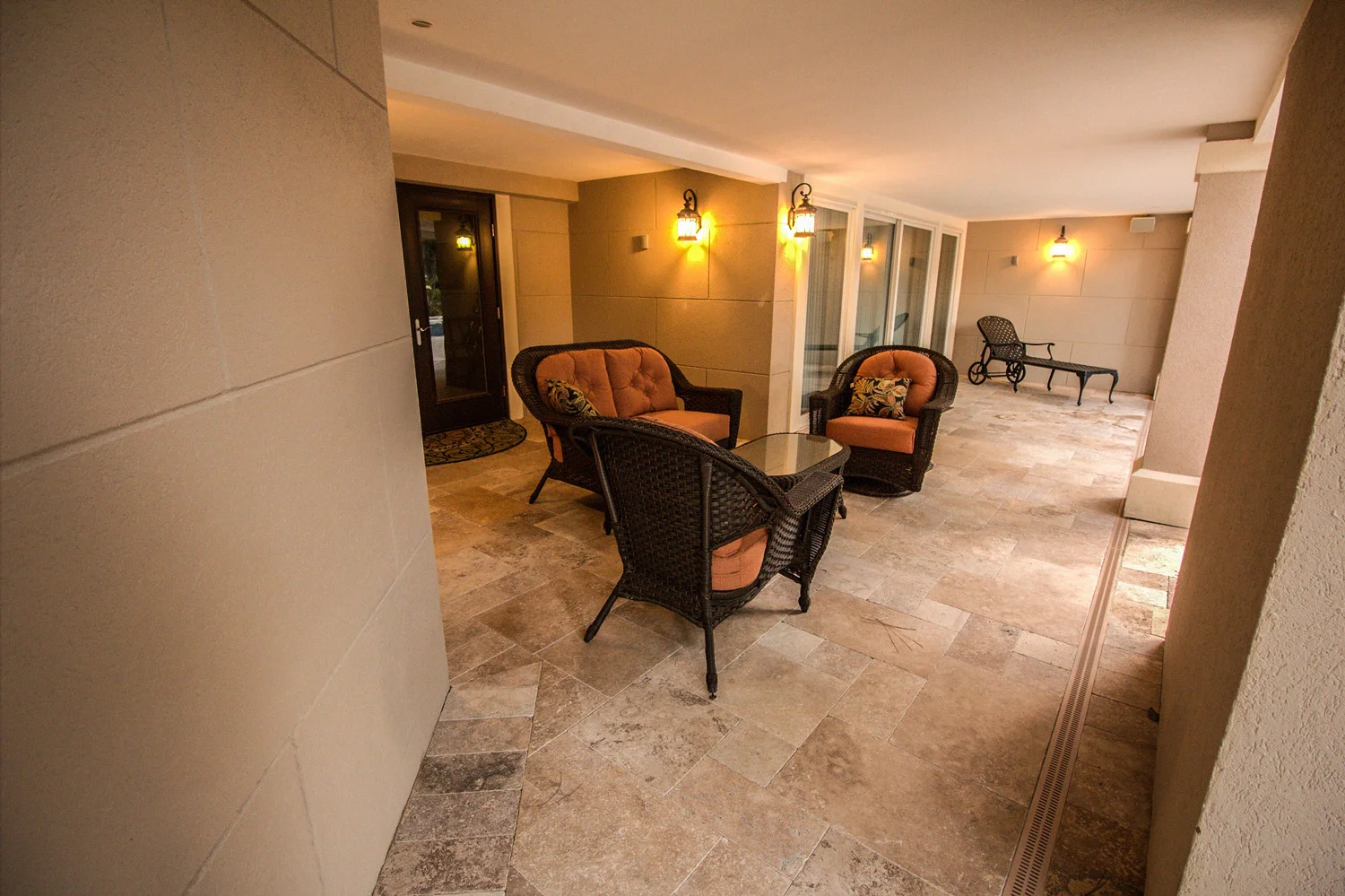 Travertine Stone Patio Installation Bluffton SC