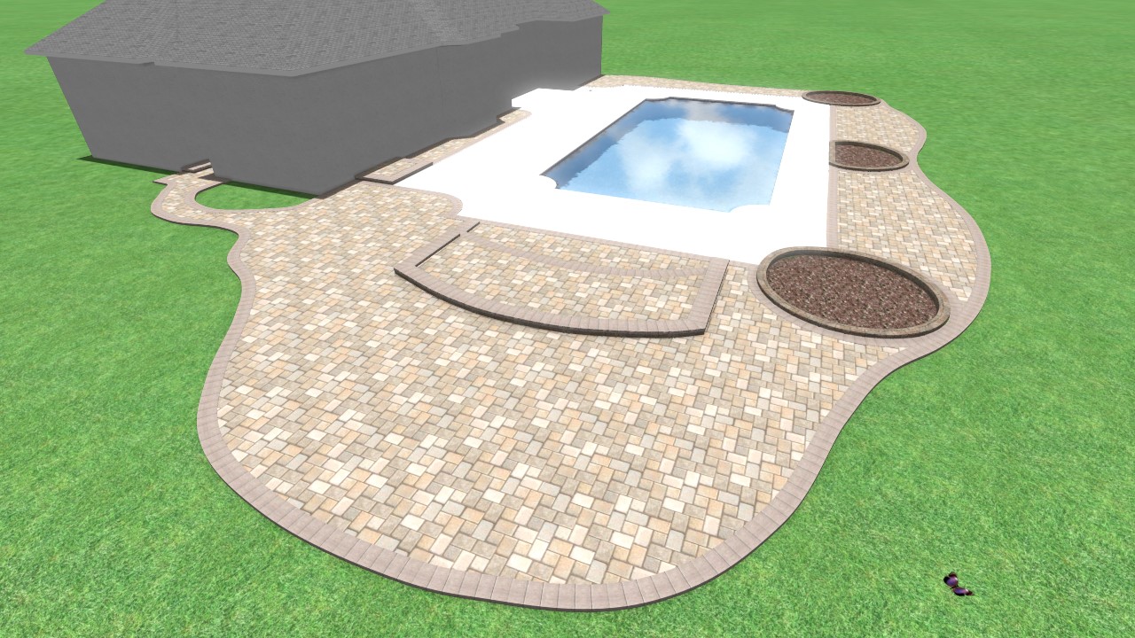 3d bluffton pool deck design