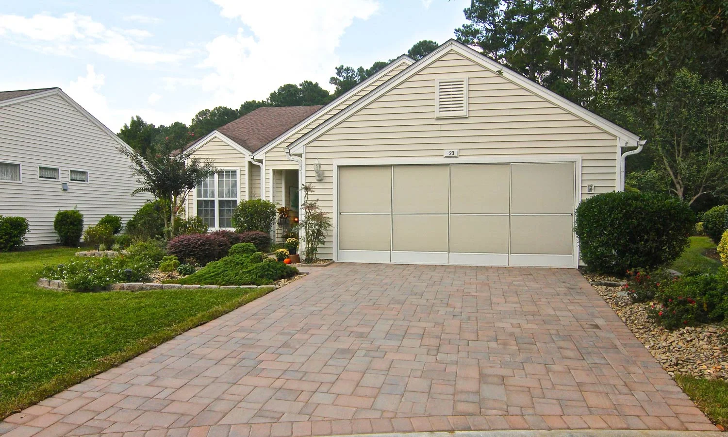 You won't be sorry you chose pavers- especially when you look at the low maintenance costs!