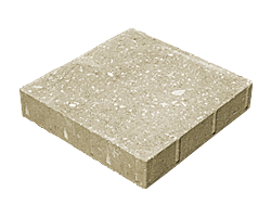 SHELLSTONE 12X12 PAVERS PRODUCT CODE: PV21440G THICKNESS: 2-⅜" (60MM) DIMENSIONS: 12" X 12" SF PER CUBE: 120 CUBE WEIGHT: 3120 LBS FINISH: STANDARD SURFACE TEXTURE: GROUND SHELL