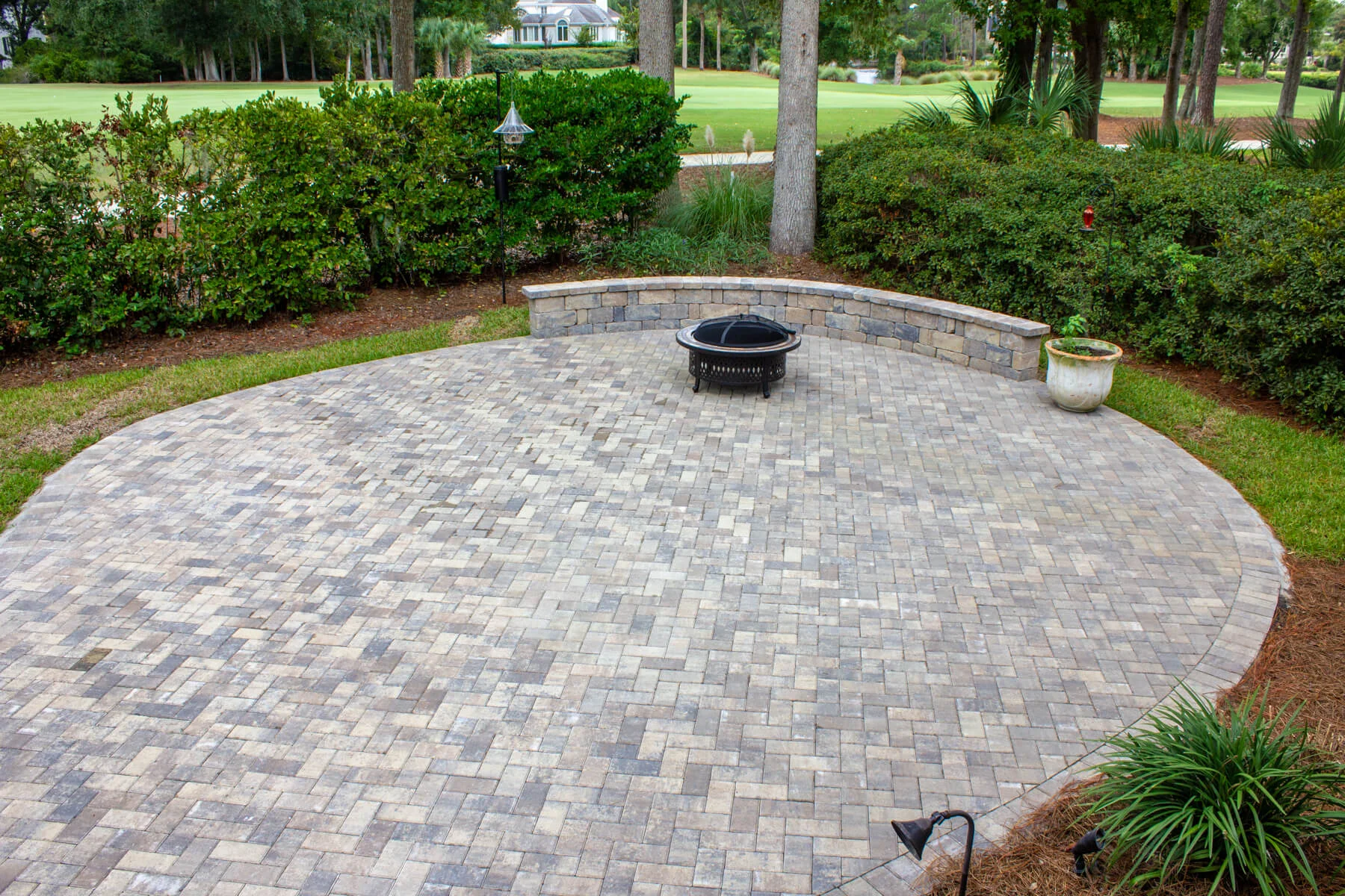 Traditional 4x8 Brick Paver Patio - Hilton Head Island, SC