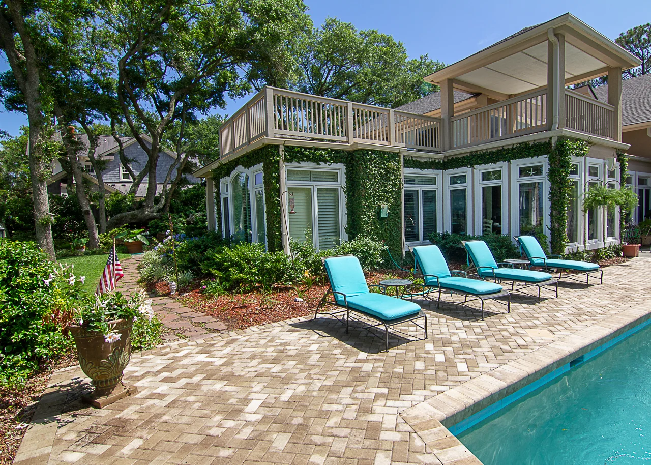 Traditional 4x8 Remodeled Pool Deck - Hilton Head Island, SC