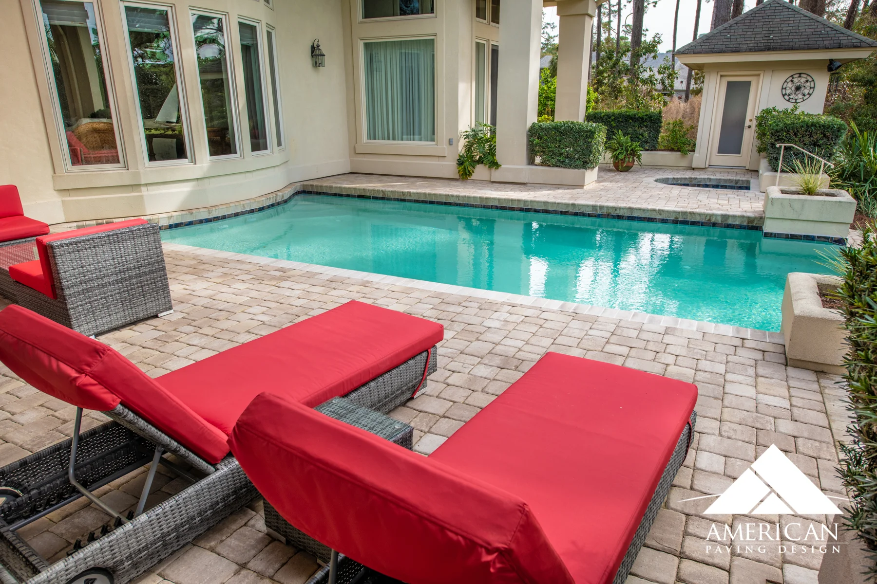 Paver Pool Deck Remodel With Thin Pavers - Hilton Head Island
