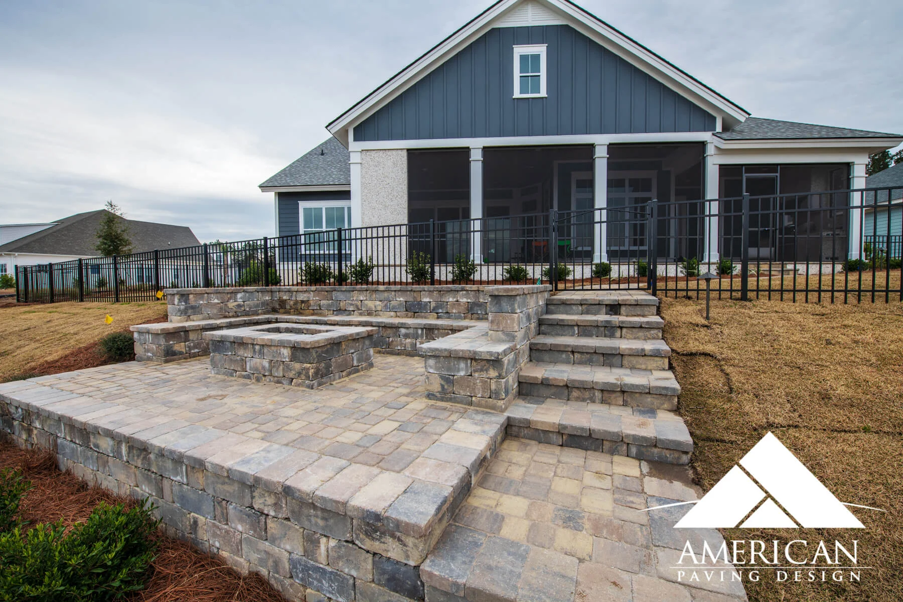 Block Built Paver Patio - Okatie, SC