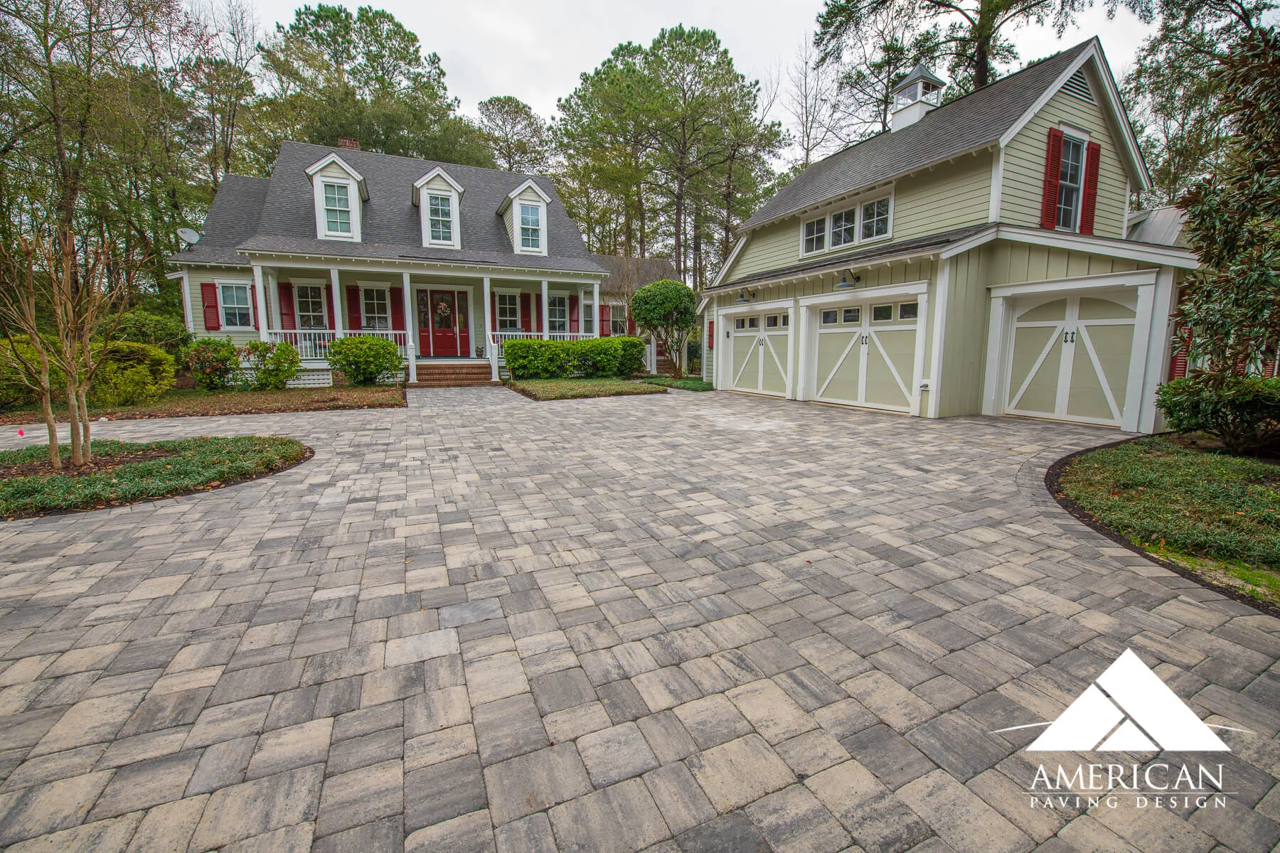 Large Paver Driveway Transformation