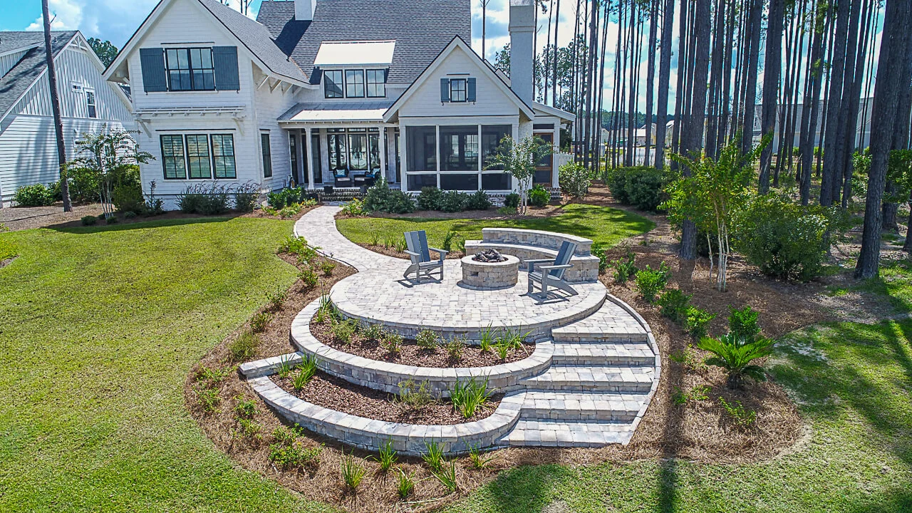 Multi-Level Outdoor Living Spaces | backyard paver patios ...