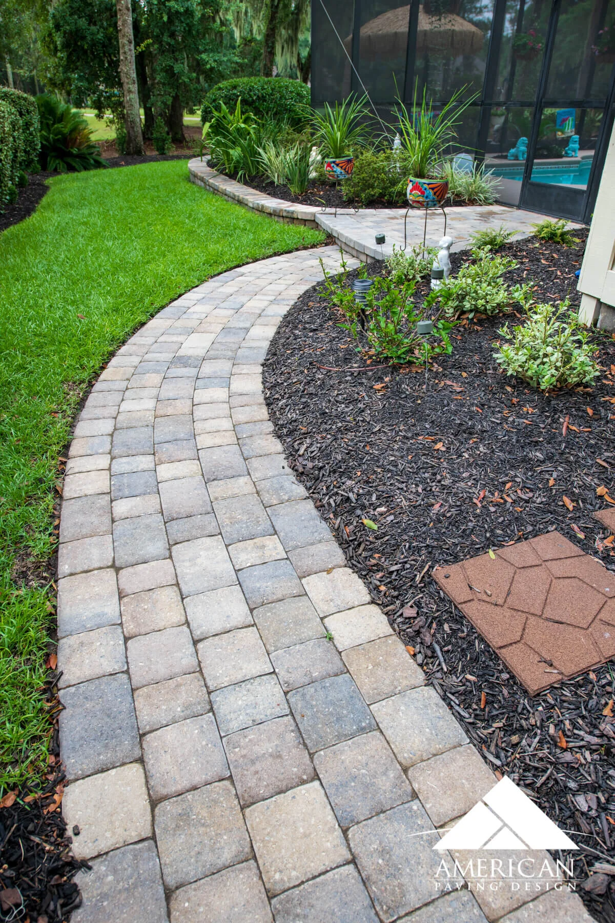 Brick Paver Walkway Designs