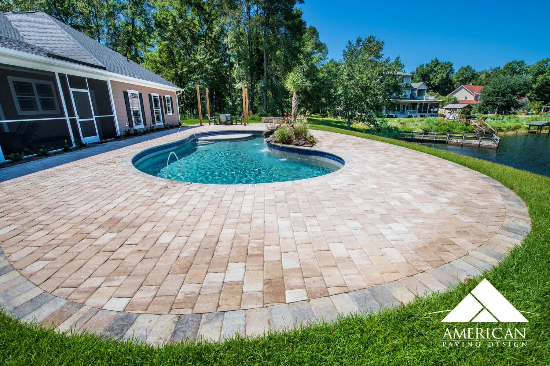 Paver Pool Deck Photos - Bluffton, SC