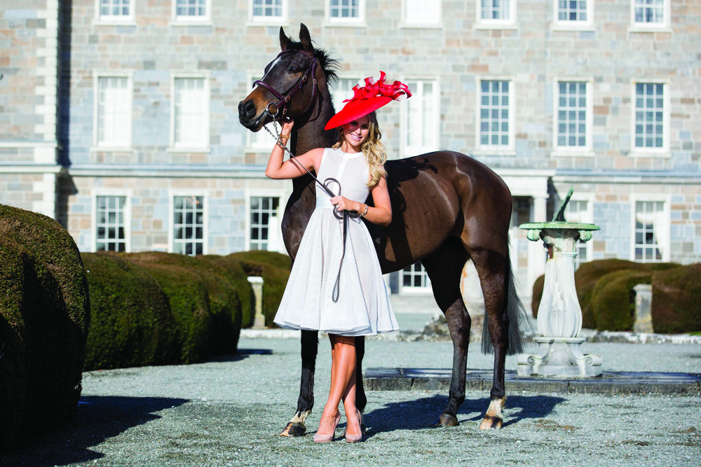 Vogue Williams helps Carton House get ready for Ladies’ Day
