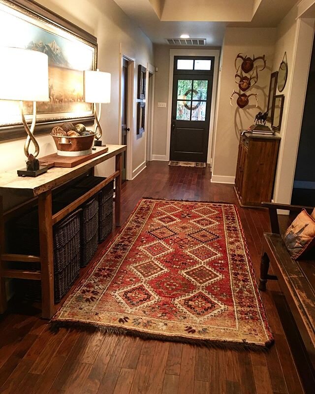 This gorgeous Turkish vintage rug has found a new home in Mason!!! Our latest collection of rugs is amazing!!! Come see!! #turkishrugs #blackchalkhomeandlaundry #shopsmallbusiness #loveyourhome #fredericksburgtx
