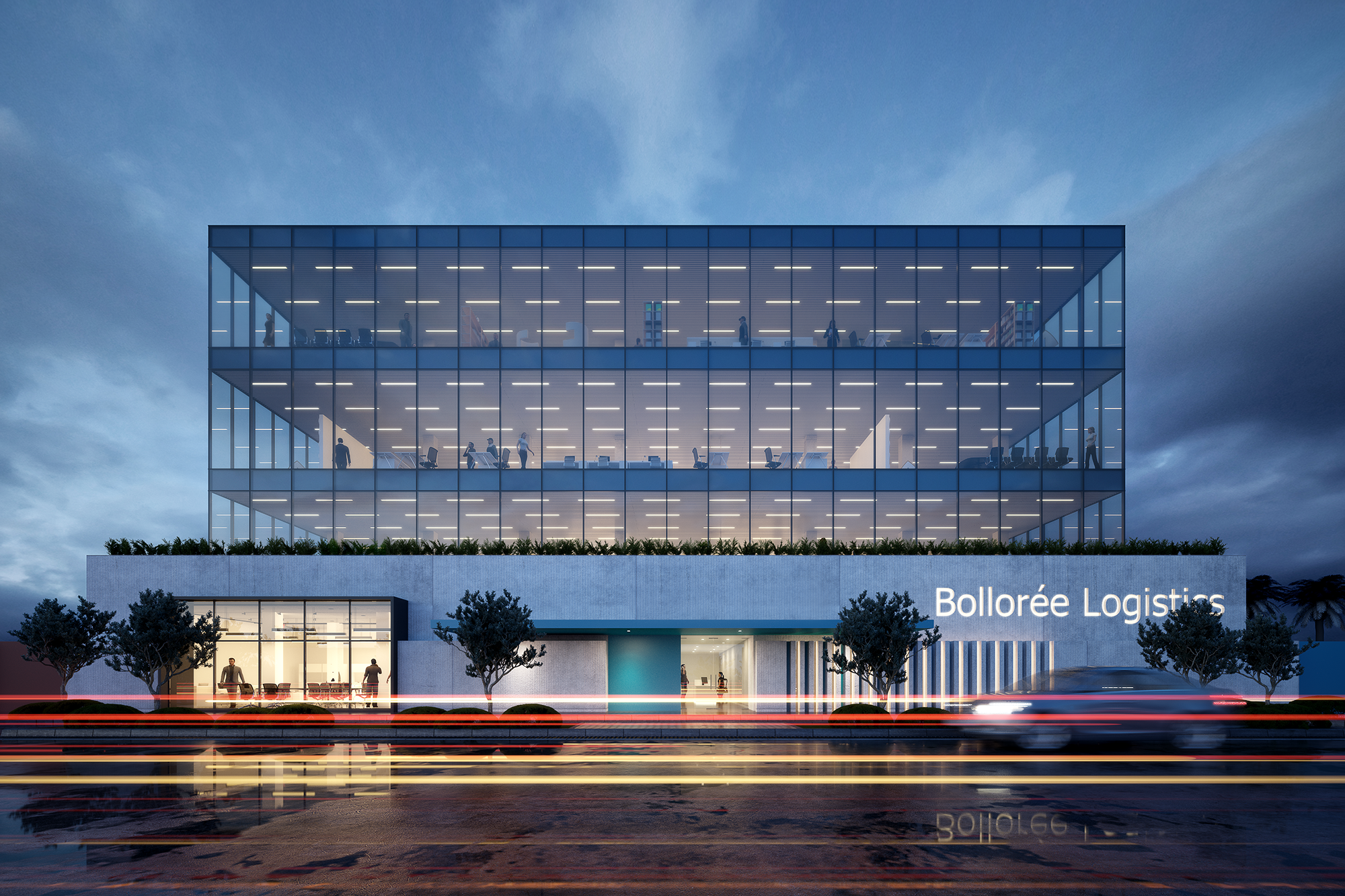 BOLLORE LOGISTICS - NIGHTTIME CGI