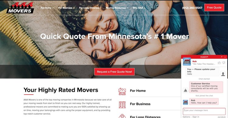 aaa-top-moving-company-website-design