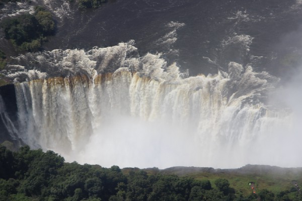 Aerial view of Victoria Falls
