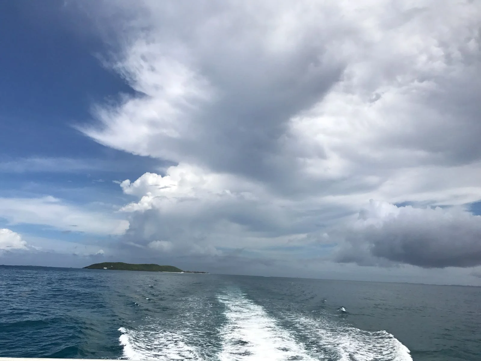 Ferry leaving isla palomino