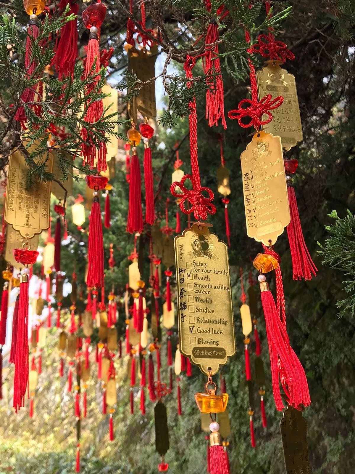 Prayers in the Zhinan temple