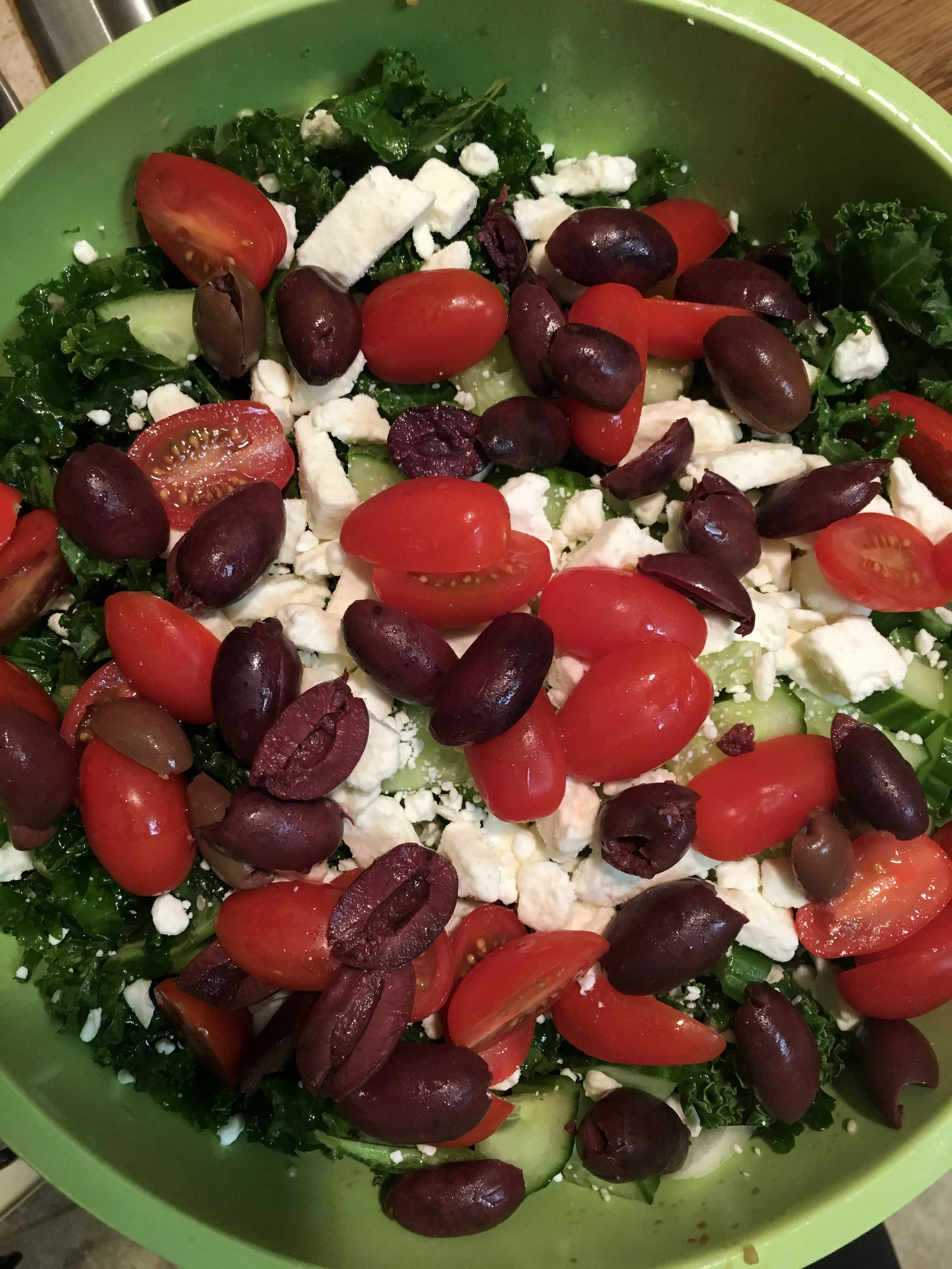 Greek Kale Salad
