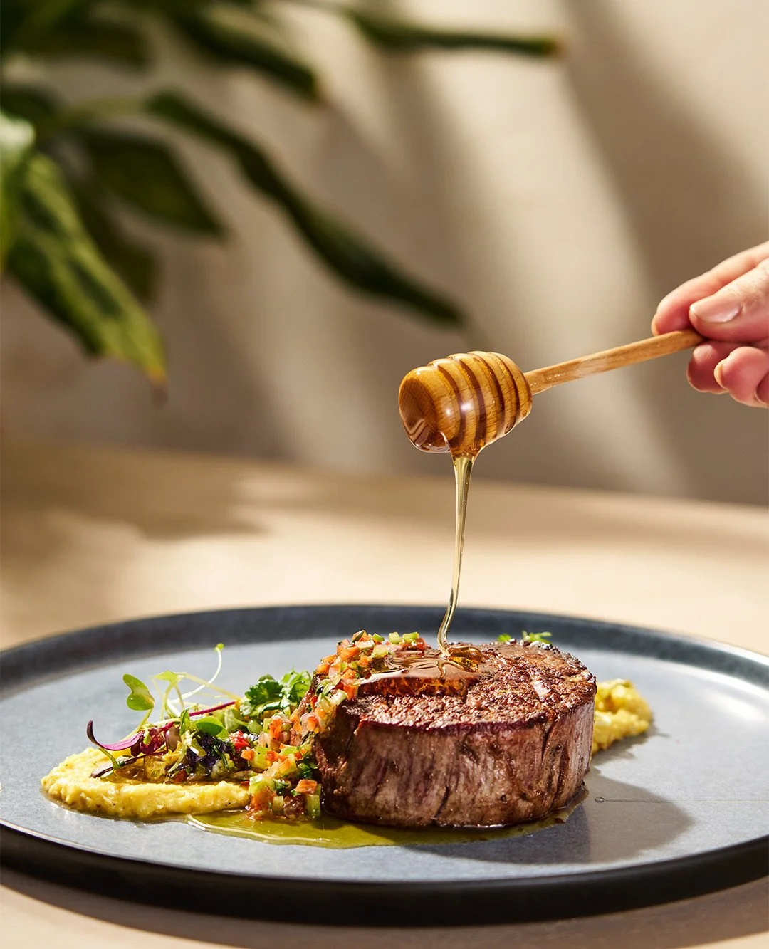 Every ingredient tells a story.
🌼 Blossom &rarr; 🐝 Bee &rarr; 🍽 Bite
Our Viva Abejas collection brings the pollination ecosystem to life &mdash; on your plate and in every sip.

Experience the journey from Bloom to Table with us, now through April