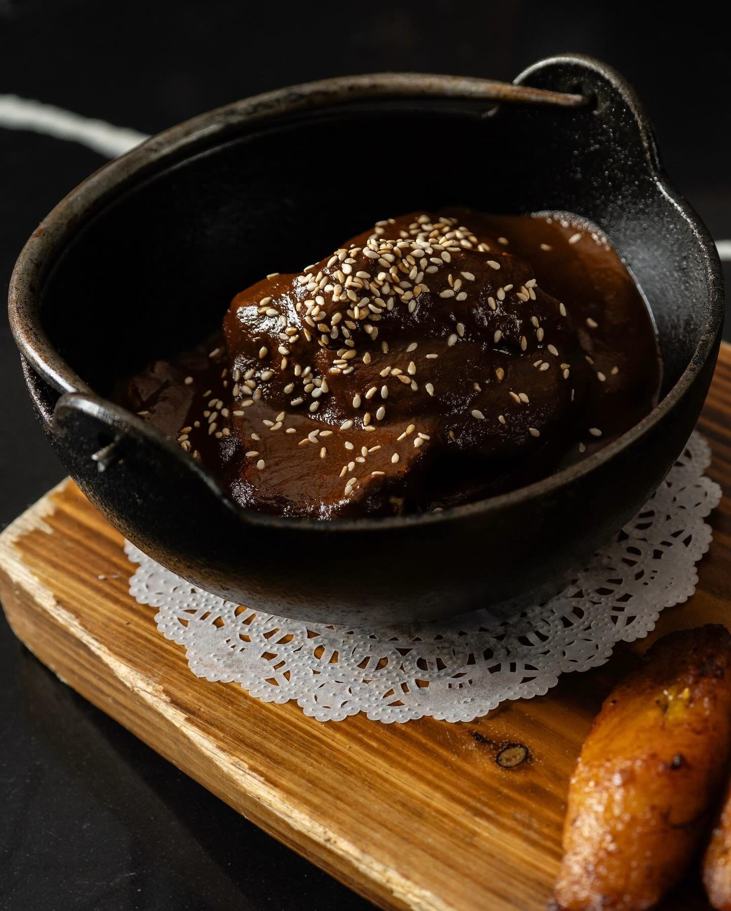An appreciation for our roasted chicken mole poblano ✨

Coated in rich mole poblano and served with cilantro rice and sweet garlic plantain &mdash; a dish that brings together comfort, depth, and bold flavor in every bite.