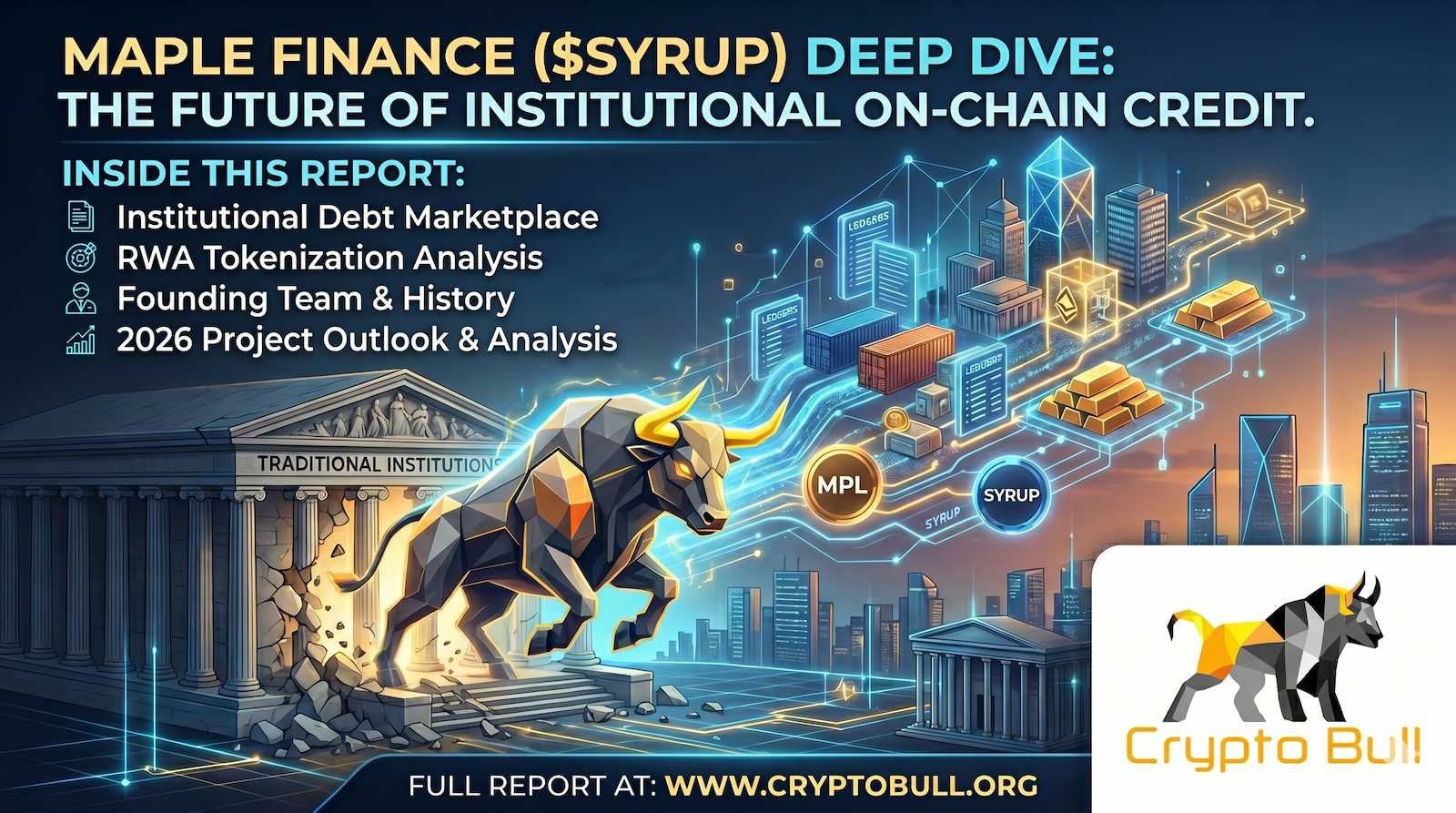 Maple Finance (SYRUP) Deep Dive: Institutional On-Chain Credit and the RWA Lending Opportunity in 2026
