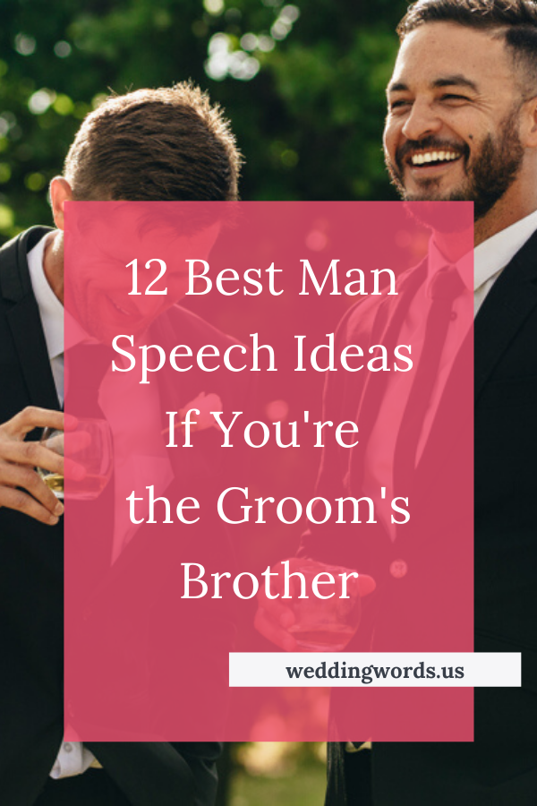 brother of the bride speech examples