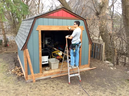 One Room Challenge: Week 3 Shed Makeover Progress 7