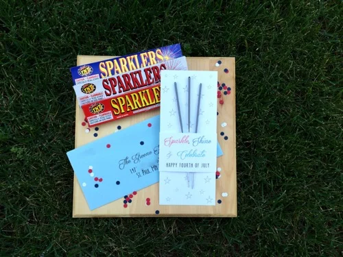 52 Weeks of Mail: Week 27 | 4th of July Sparkler Mail 5
