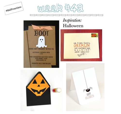 52 Weeks Of Mail-Week 42 Inspiration Halloween