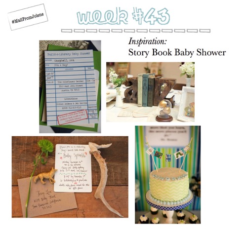 52 Weeks Of Mail-Week 43 Inspiration Story Book Baby Shower
