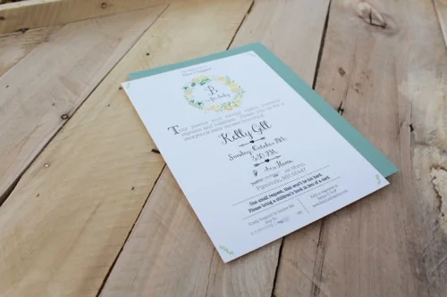 52 Weeks of Mail: Week #43 | Story Book Baby Shower Invitation 1